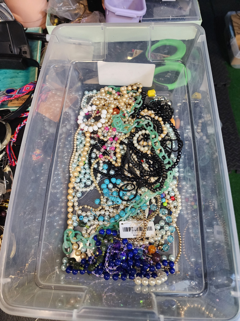 1lb Mixed Beads Lot For Crafting